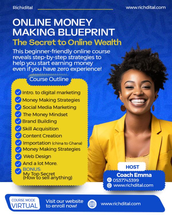Online Money-Making Blueprint: The Secret to Online Wealth